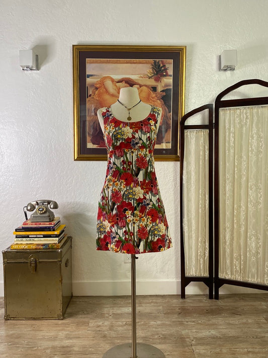 Love Moschino Spring Digital Print Mini Dress