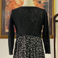 90s Crochet Bodice Floral Print Dress