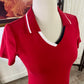 Tommy Hilfiger Cherry Red Polo Mini Dress