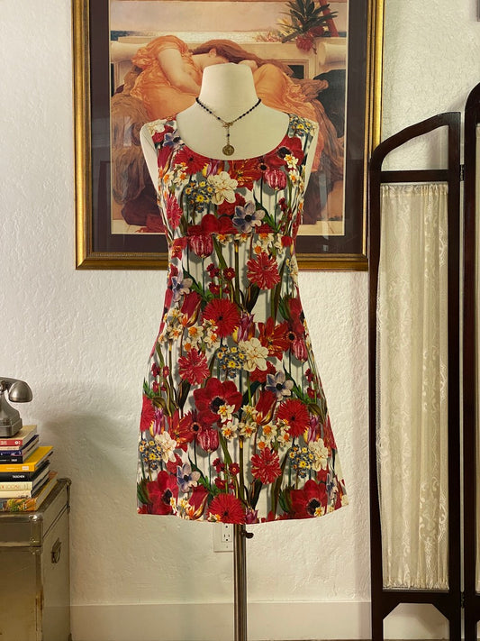Love Moschino Spring Digital Print Mini Dress